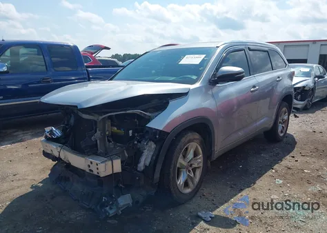 2016 Toyota Highlander Limited V6 z USA, uszkodzony, nr VIN 5TDYKRFH2GS126866